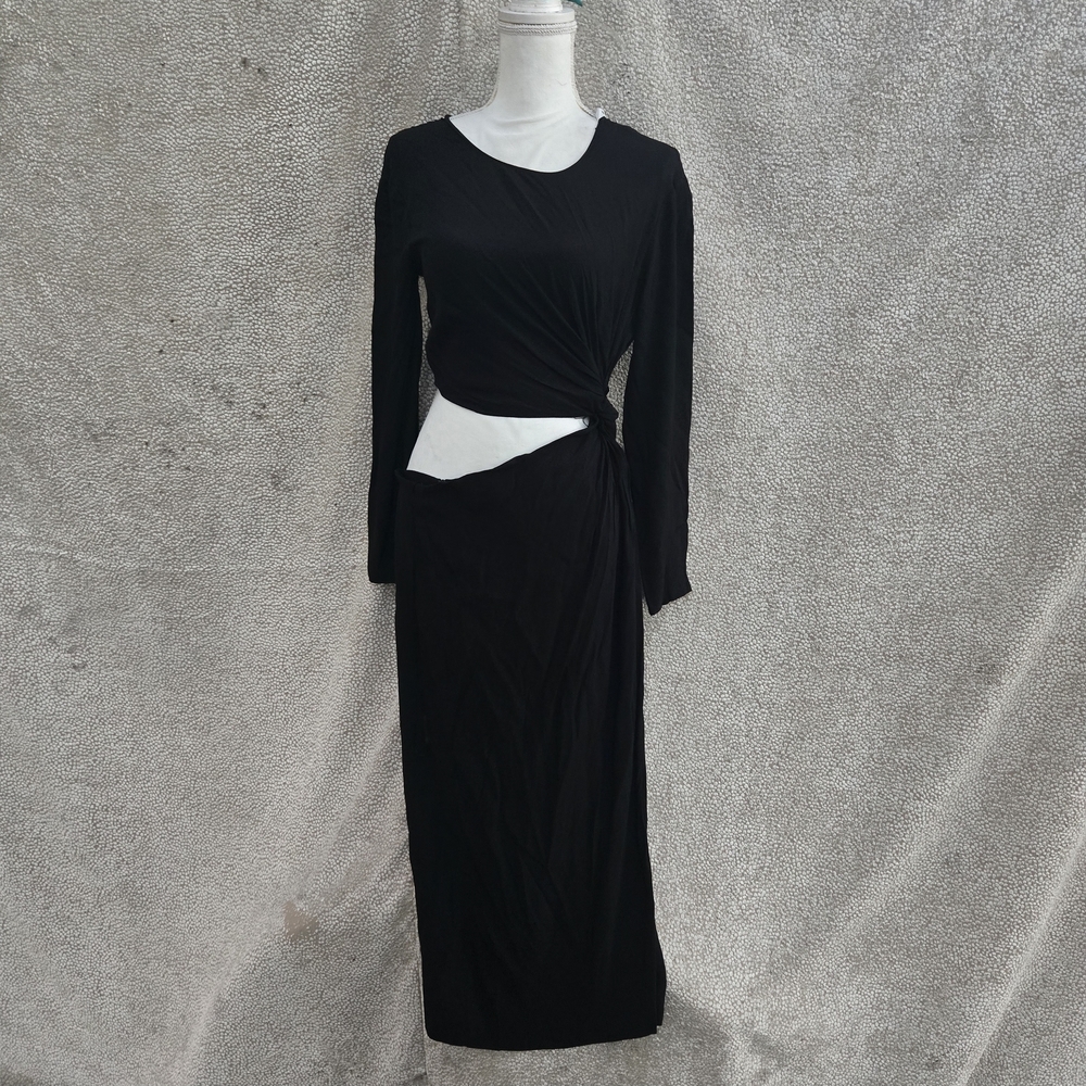 new Zara‎ Black Maxi Dress